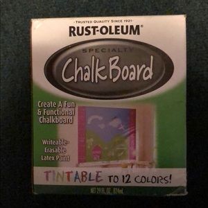 Chalkboard tintable paint